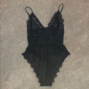 Black Lace Teddy Lingerie
